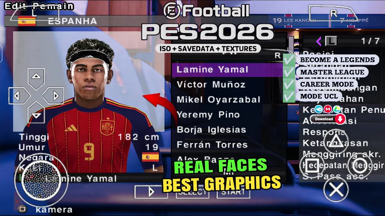 eFOOTBALL PES 2026 PSP ISO DOWNLOAD LATEST VERSION