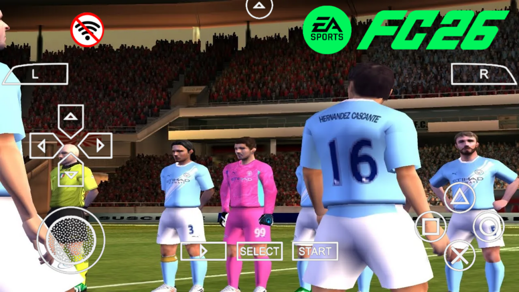  FIFA 14 MOD EA SPORTS FC 26 PPSSPP gameplay screenshot